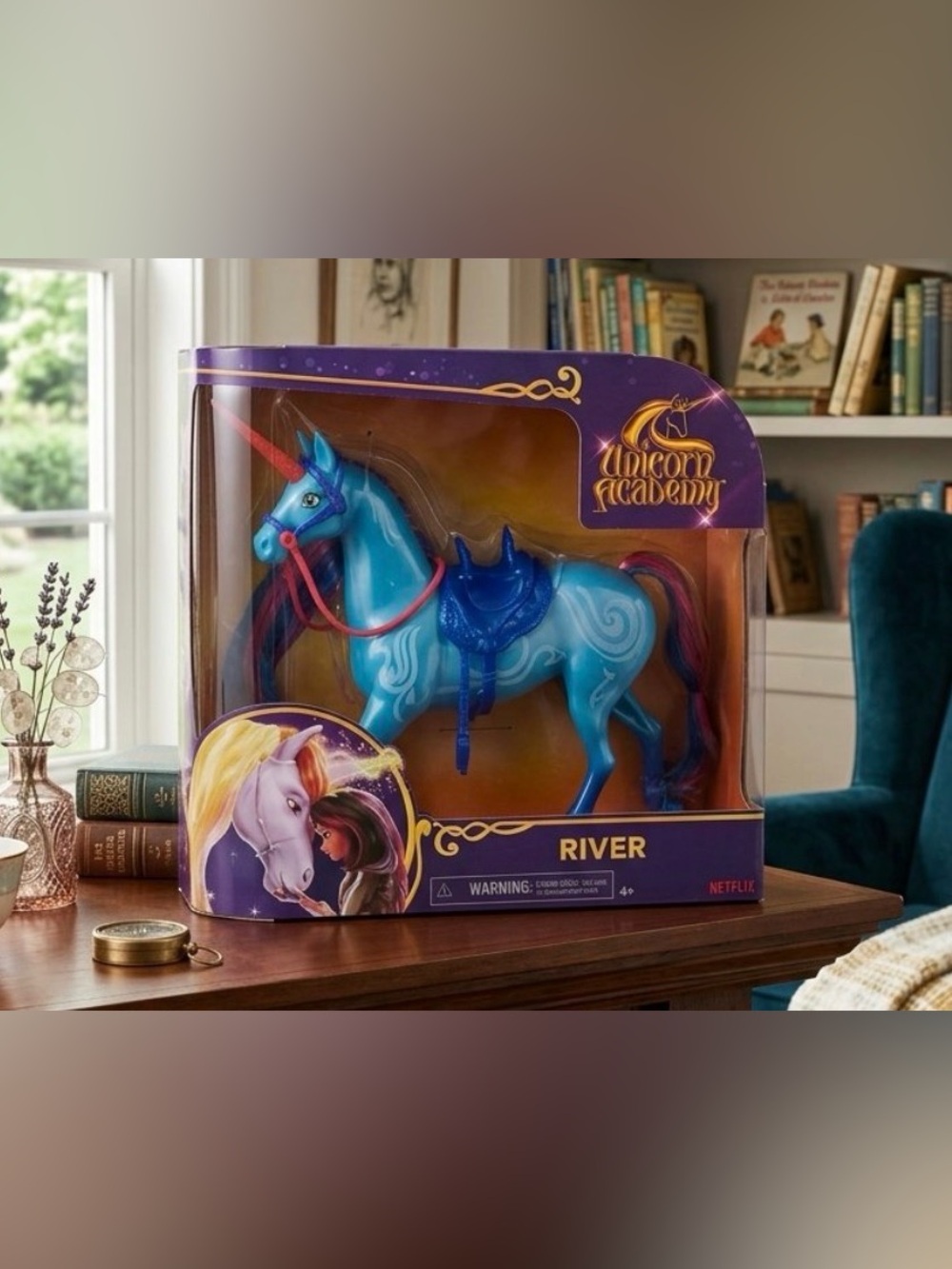 Unicorn Academy River Blue Unicorn Figure - River